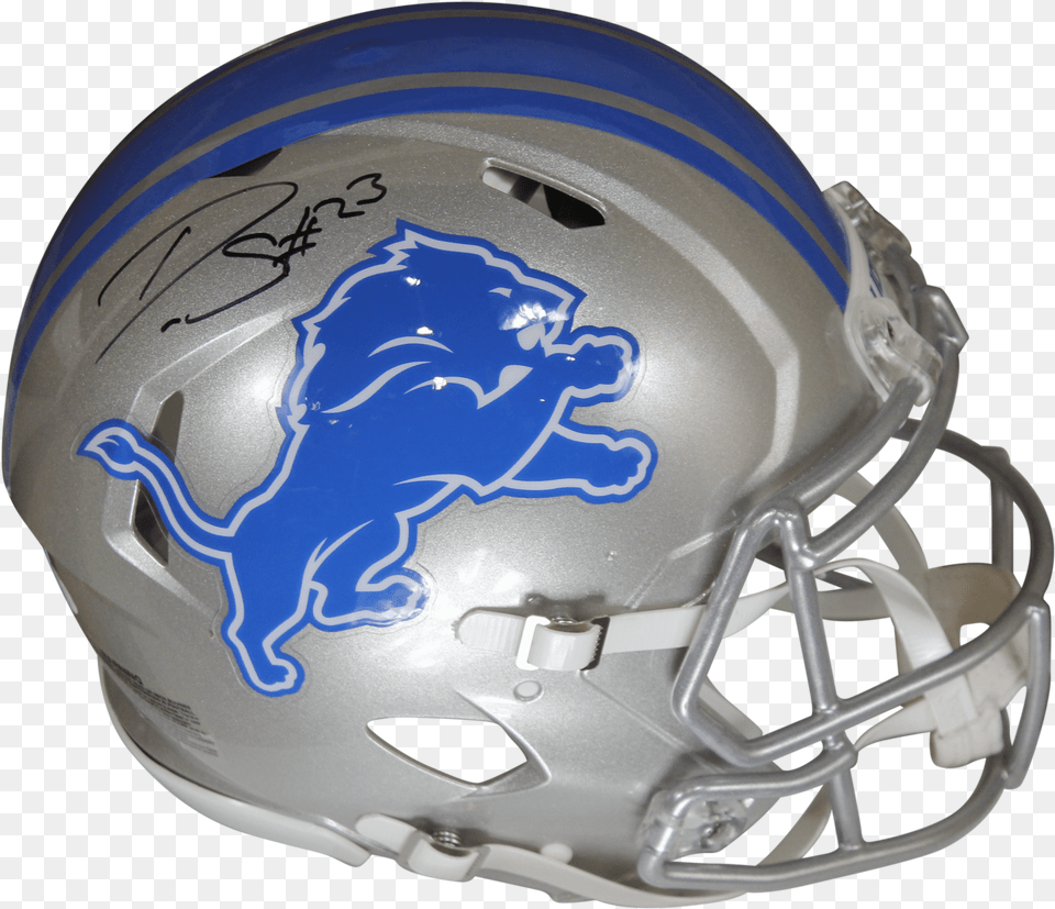 Darius Slay Autographed Lions Speed Proline Helmet Face Mask, American Football, Football, Football Helmet, Sport Png