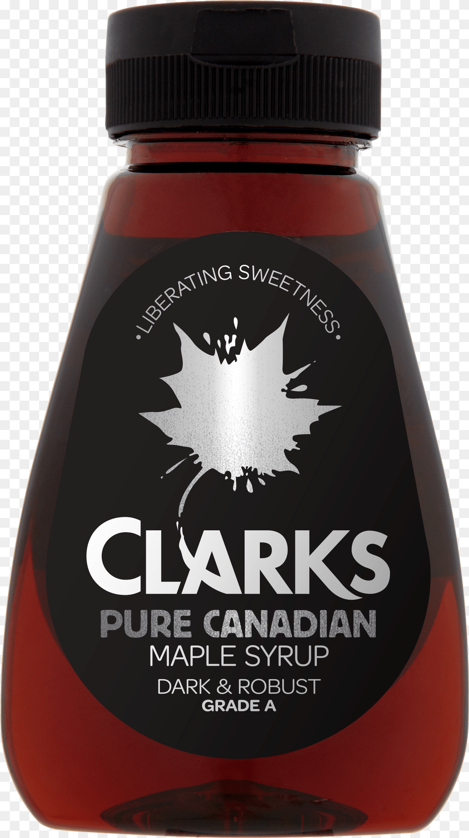 Dark And Robust Maple Syrup Front Clarks Maple Syrup Back, Bottle, Ammunition, Grenade, Weapon Png Image