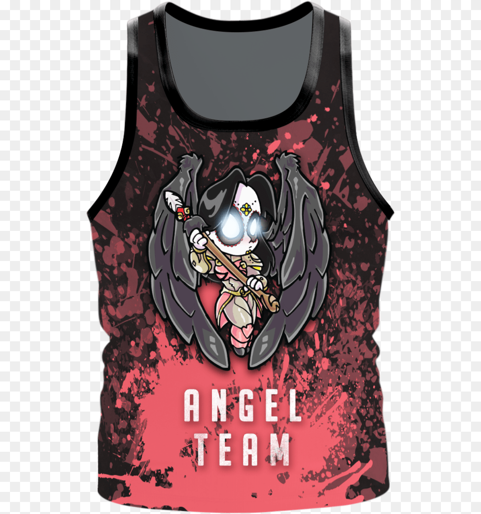 Dark Angel Singlet Cartoon, Clothing, Tank Top, Vest, Book Free Transparent Png