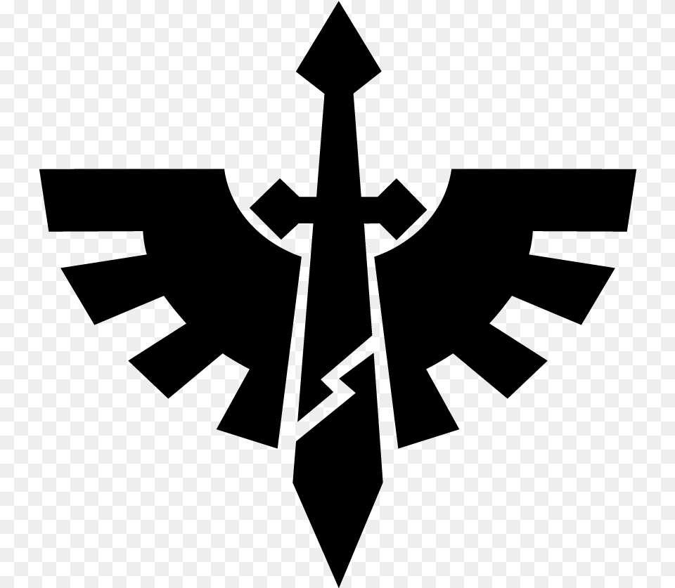 Dark Angels 40k Logo, Gray Free Png