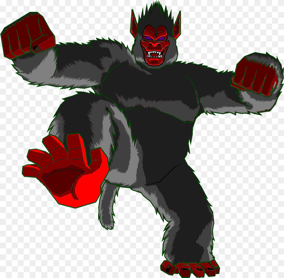 Dark Ape Goku As A Monkey, Animal, Mammal, Wildlife, Clothing Free Transparent Png