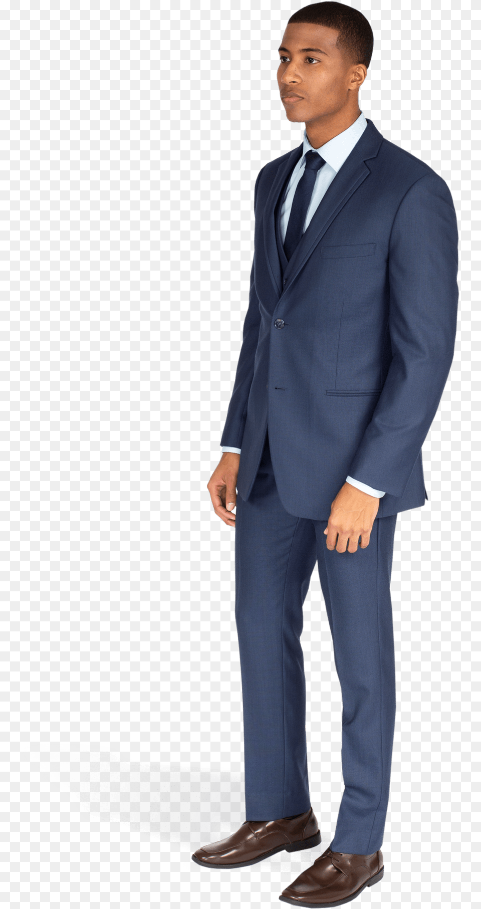 Dark Blue Broadway Suit By Ike Behar Online Suit Rental Tuxedo, Blazer, Clothing, Coat, Formal Wear Free Png Download