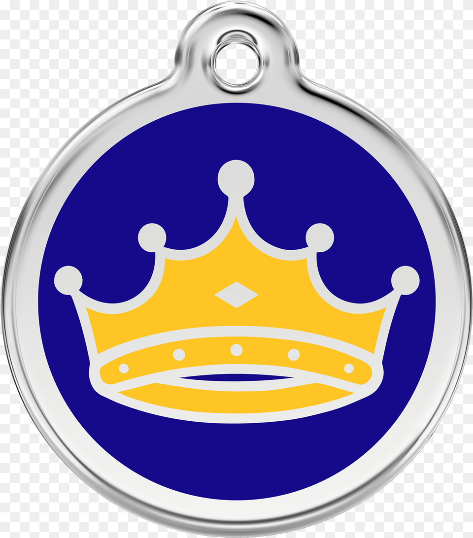 Dark Blue Crown Red Dingo Cat Id Tag, Accessories, Badge, Logo, Symbol Png Image