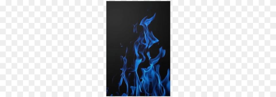Dark Blue Flame, Fire, Person Free Png Download