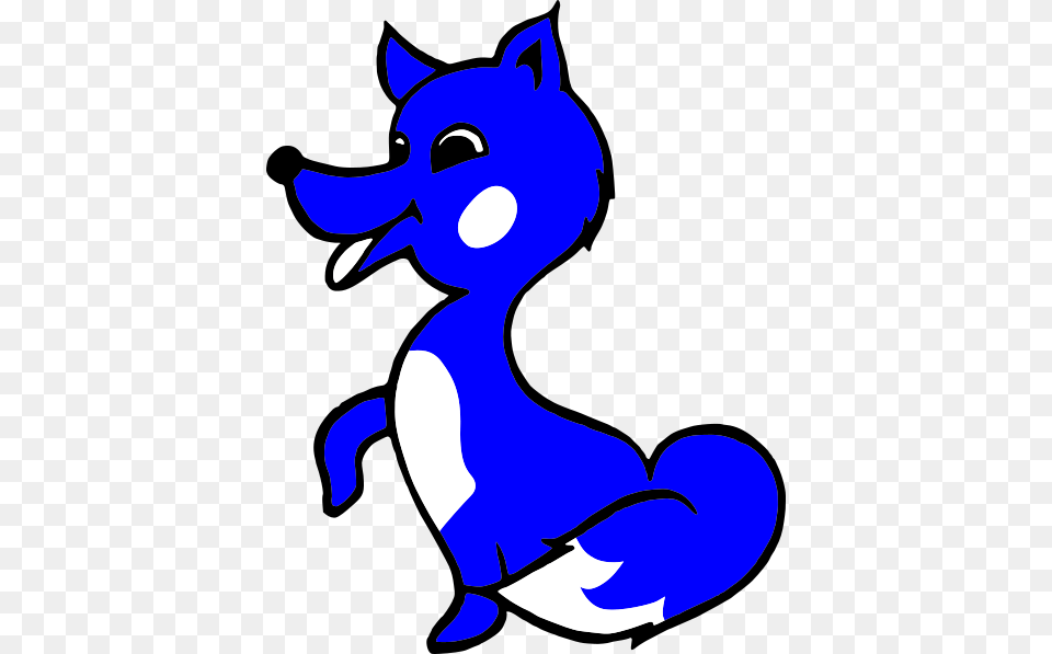 Dark Blue Fox Kid Clip Art, Baby, Person, Animal Free Png Download