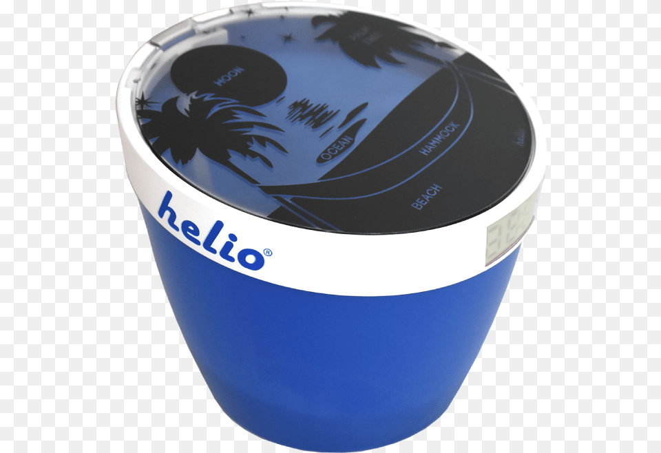 Dark Blue Helio Base Led Projector Box, Tape Free Png