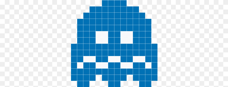 Dark Blue Pacman Ghost, Pattern Free Transparent Png