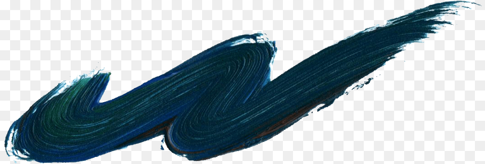 Dark Blue Paint Stroke 1 Image Dark Blue Brush Stroke Transparent, Nature, Outdoors, Sea, Sea Waves Free Png Download