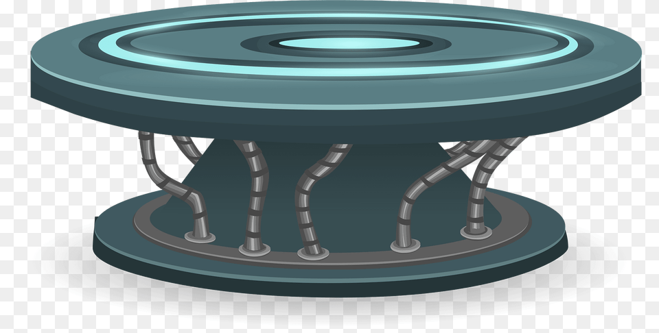 Dark Blue Spaceship Table Clipart, Hot Tub, Tub Free Png Download