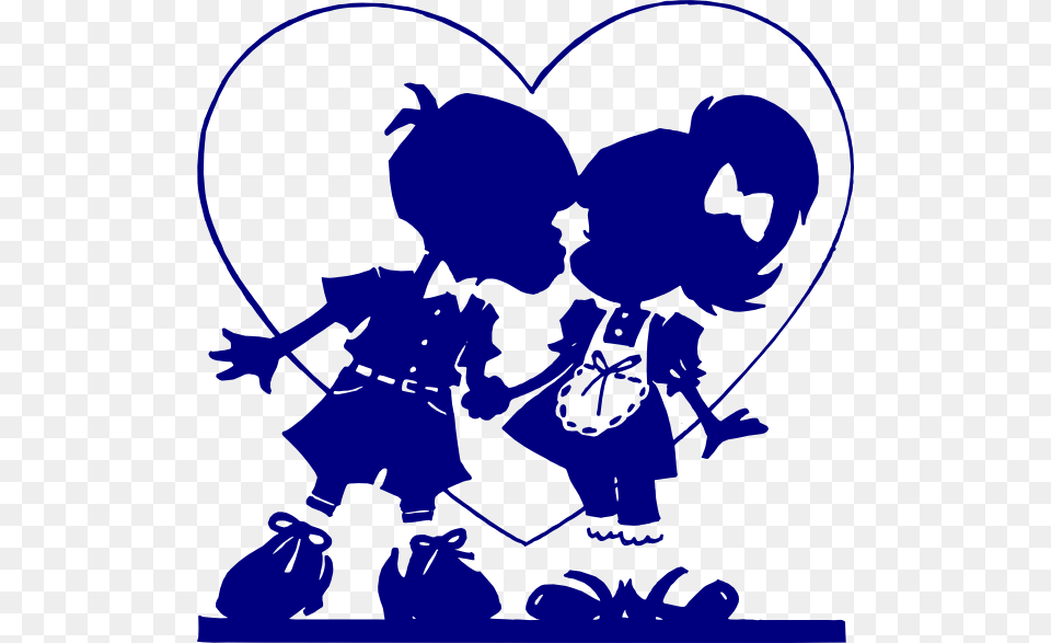 Dark Blue Valentine Kiss2 Svg Clip Arts Sexy Valentine Clip Art, Stencil, People, Person, Silhouette Free Png