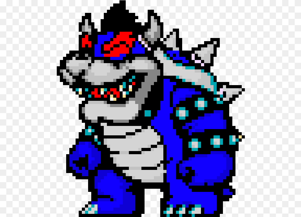 Dark Bowser Pixel Art, Animal, Bird, Jay, Qr Code Free Png Download