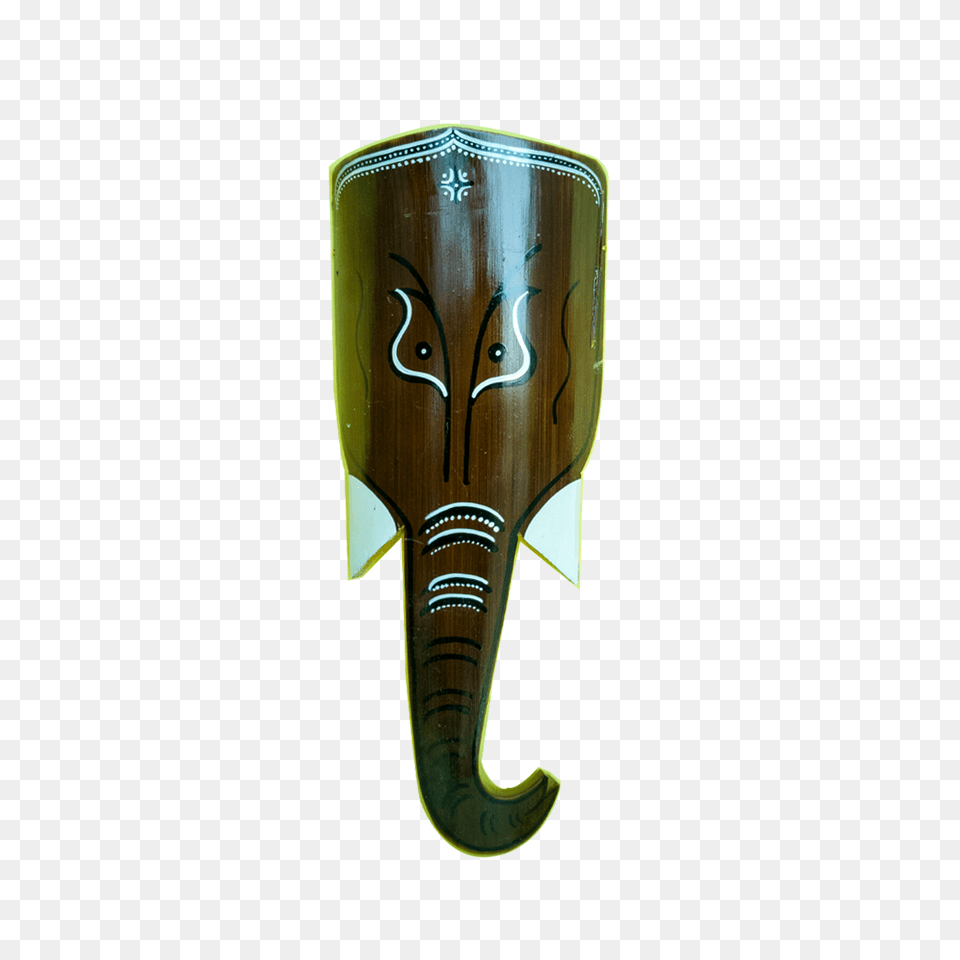 Dark Brown Bamboo Elephant Head Sister Crafts, Glass Free Transparent Png