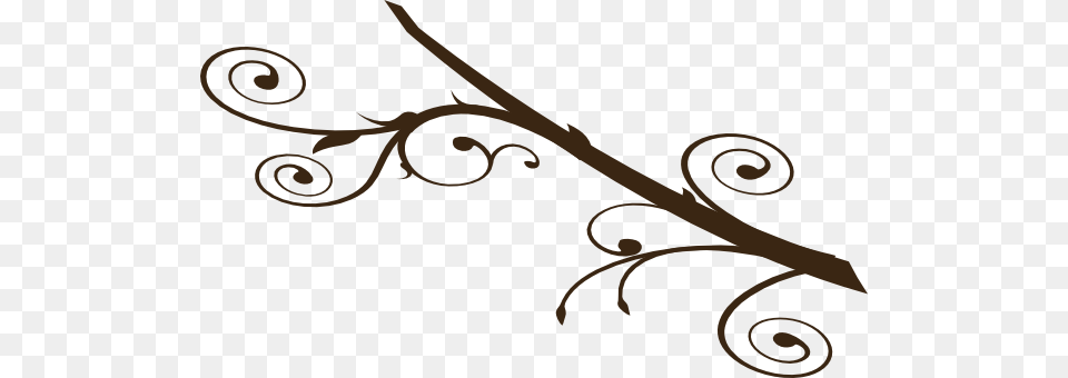 Dark Brown Branch Clip Art, Floral Design, Graphics, Pattern Free Png Download