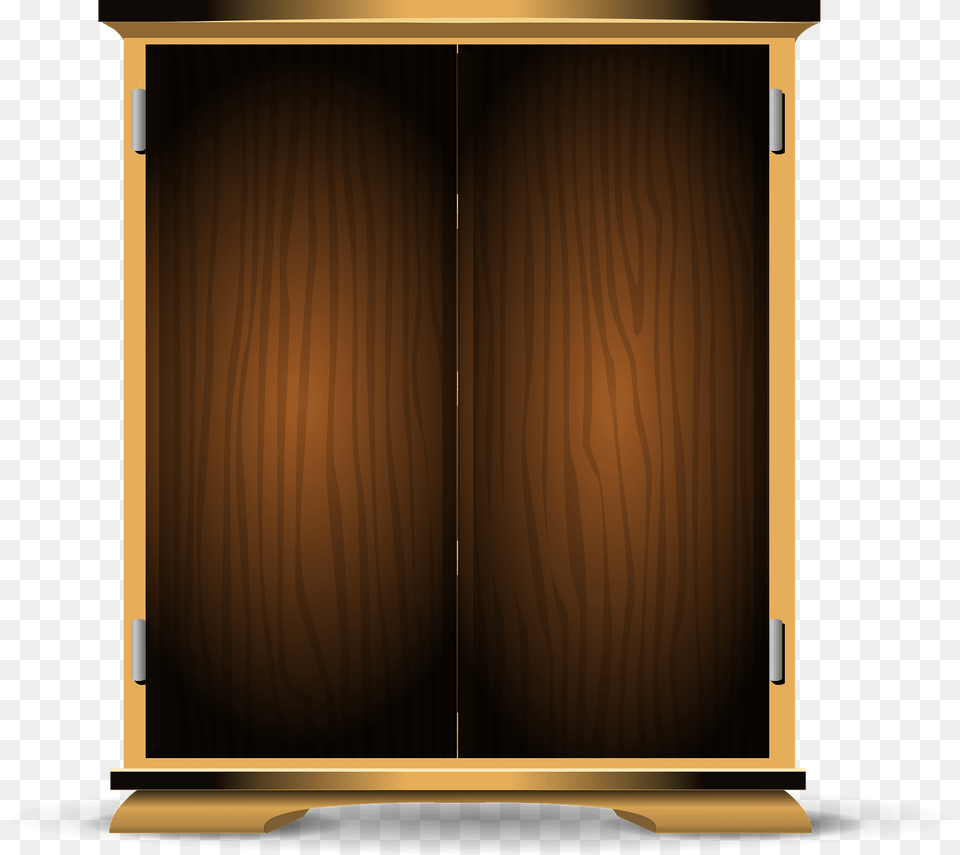 Dark Brown Cabinet Clipart, Furniture, Closet, Cupboard, Wardrobe Free Png