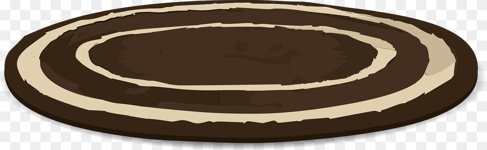 Dark Brown Concentric Rug Clipart, Home Decor, Hot Tub, Tub Free Transparent Png