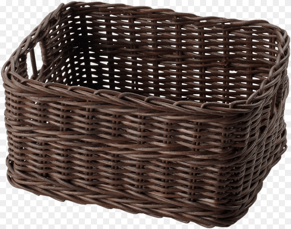Dark Brown Ikea Basket Background Basket Clipart, Woven Png Image