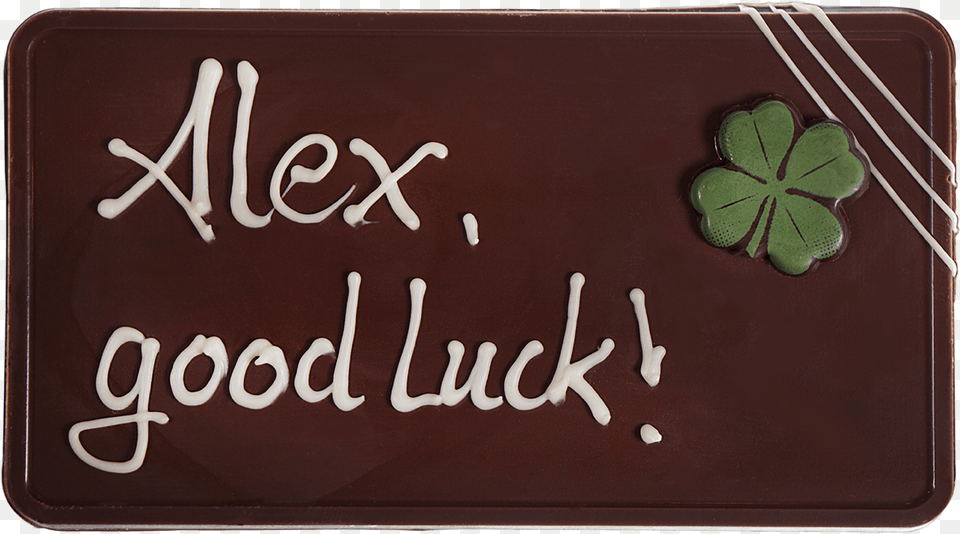 Dark Chocolate Good Luck Sign, Birthday Cake, Cake, Cream, Dessert Png Image