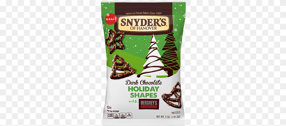 Dark Chocolate Holiday Shapes Snyders Holiday Shapes, Food, Pretzel, Birthday Cake, Cake Free Png Download