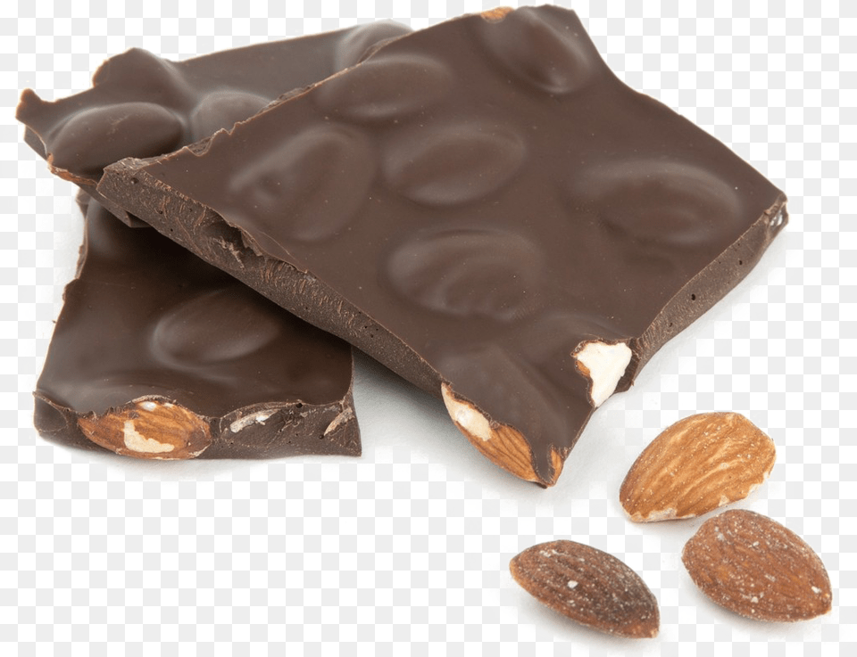 Dark Chocolate Image Almond Bark, Food, Grain, Produce, Seed Free Png