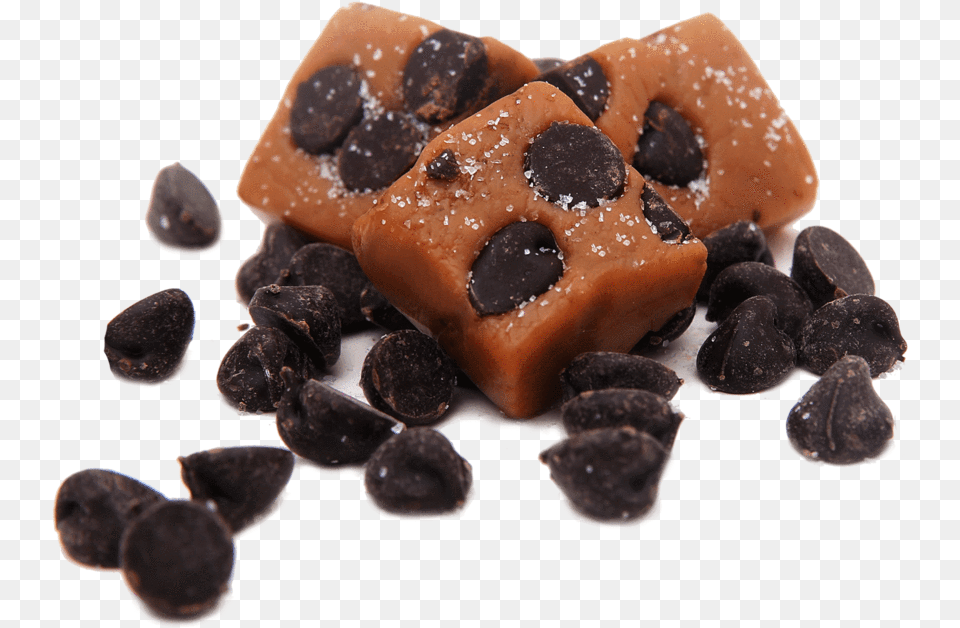 Dark Chocolate Sea Salt Caramel Bakery Chocolates, Dessert, Food, Bread, Sweets Png Image