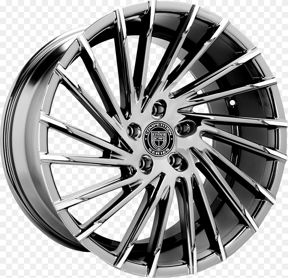 Dark Chrome With Machine Tips Lexani Rims Wraith 20 Inch, Alloy Wheel, Car, Car Wheel, Spoke Free Png