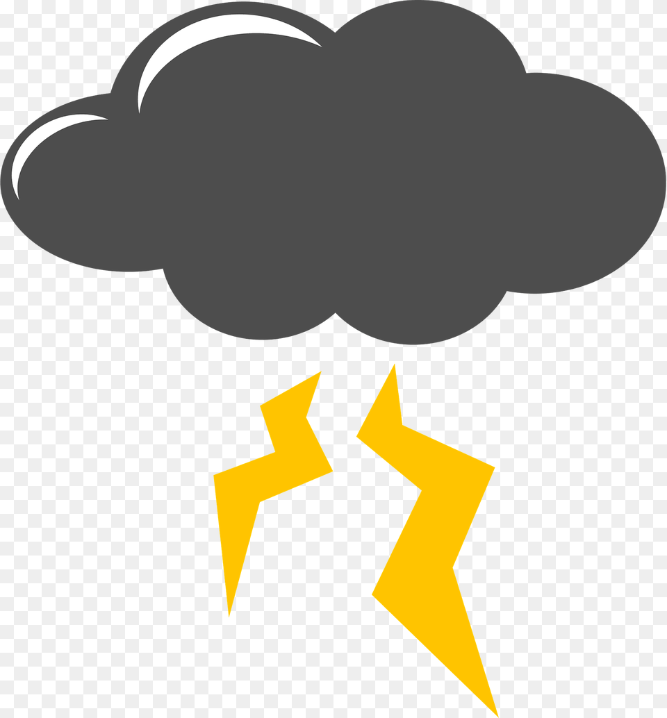 Dark Clouds And Lightning Clipart Free Png