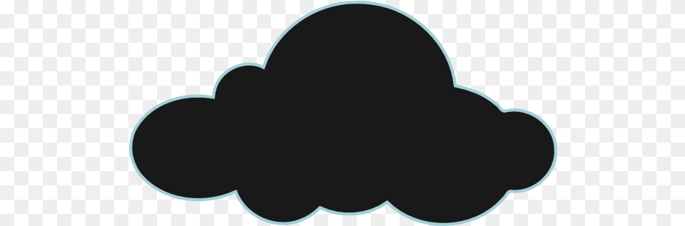 Dark Clouds Drawing Clip Art, Silhouette, Clothing, Hat Free Png Download