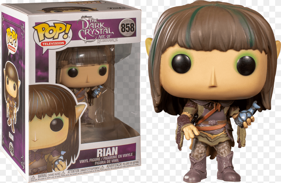 Dark Crystal Funko Pop Rian, Toy, Doll, Person, Face Png Image