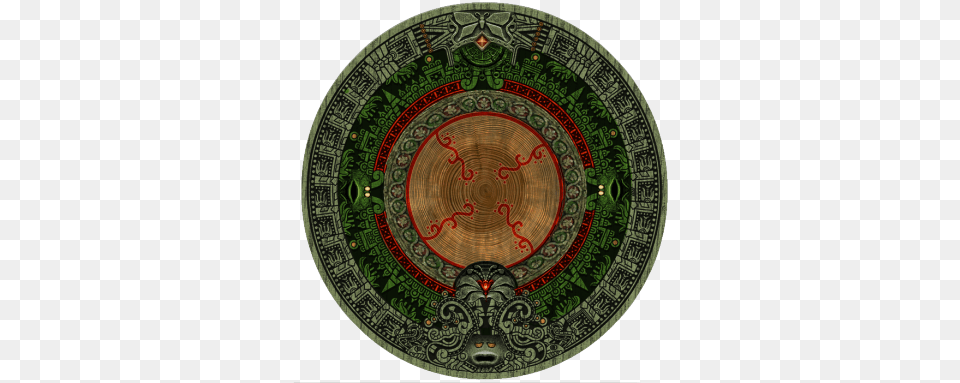 Dark Deku Scrubs Mayan Calendar, Armor, Shield, Disk Free Transparent Png