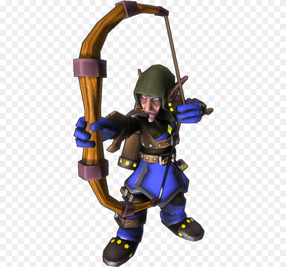 Dark Elf Archer, Sport, Person, Weapon, Bow Png Image