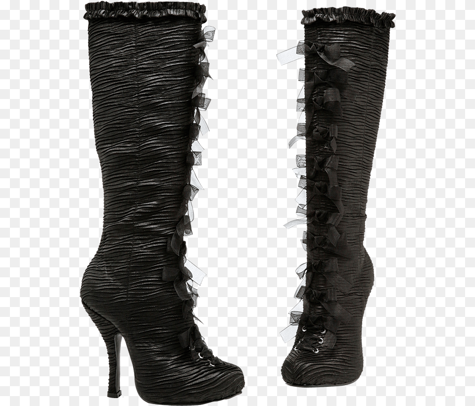 Dark Fairy Tall Boots Boot, Clothing, Footwear, High Heel, Shoe Png