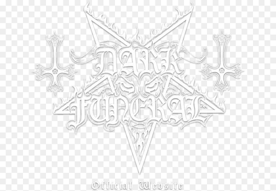 Dark Funeral Official Website Dark Funeral Band Logo, Nature, Outdoors, Snow, Text Free Png