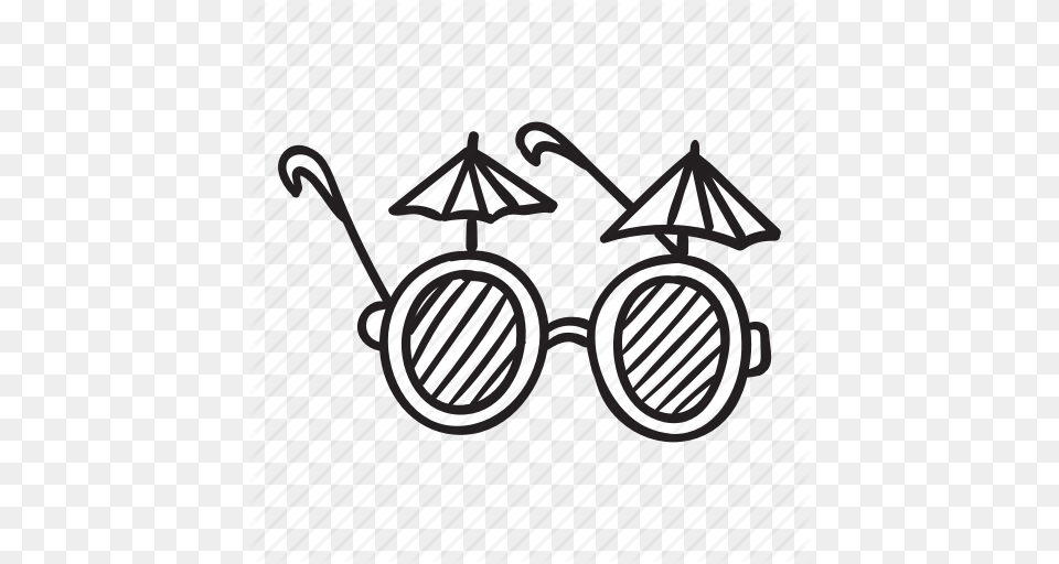 Dark Glasses Eyewear Fun Summer Sunglass Travel Vacation Icon, Logo, Machine, Spoke Png Image
