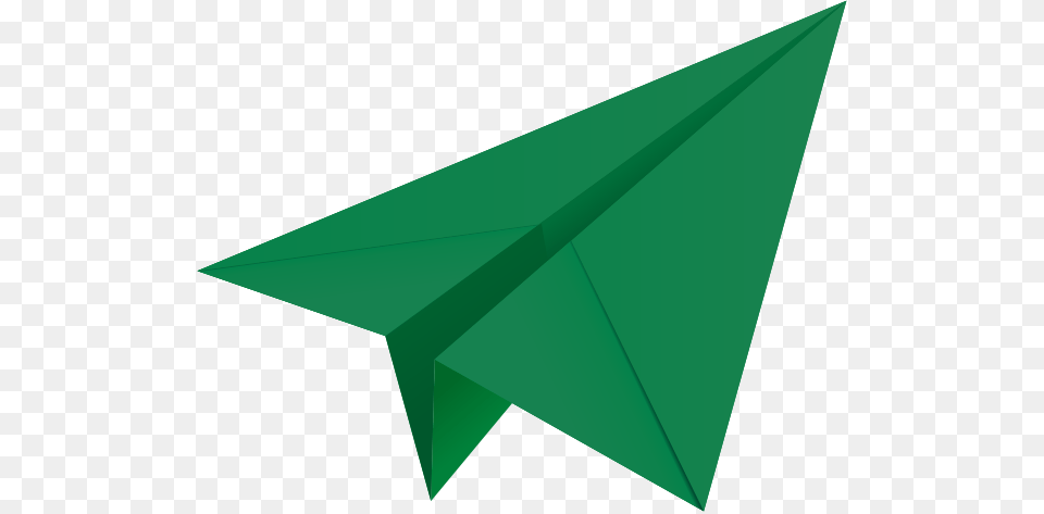Dark Green Paper Plane, Art, Origami Free Transparent Png