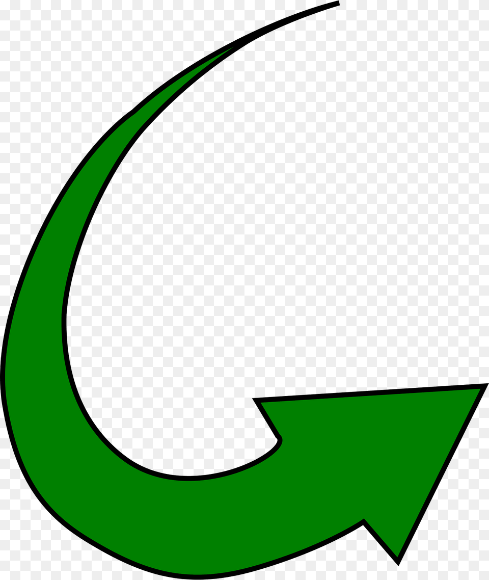 Dark Green Round Arrow Clipart, Symbol Free Png