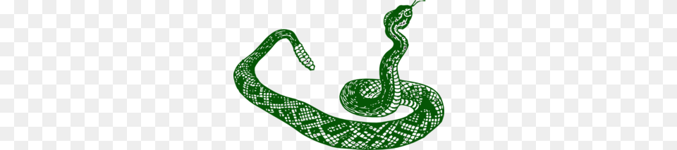 Dark Green Snake Clip Art, Animal, Reptile Png