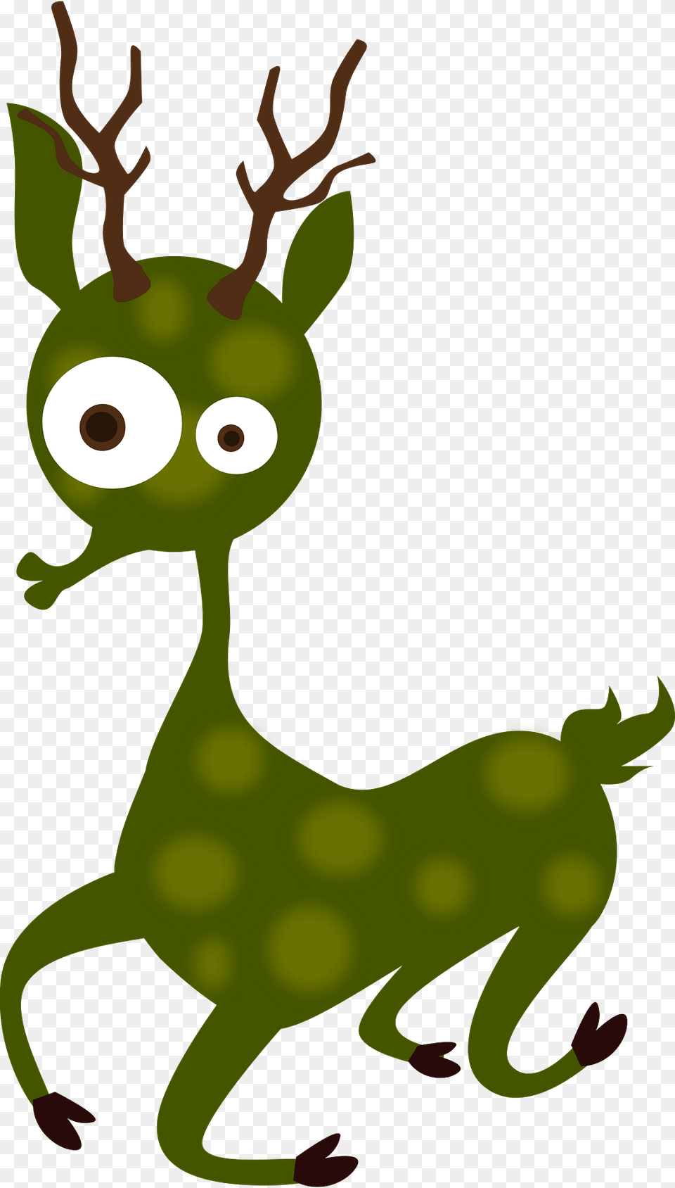 Dark Green Spotted Stag Clipart, Animal, Deer, Mammal, Wildlife Free Transparent Png