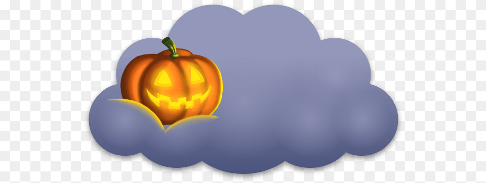 Dark Halloween Pumpkin Sticker By Kawaivicky, Food, Plant, Produce, Vegetable Free Transparent Png