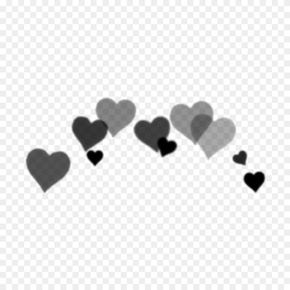 Dark Hearts Hearts Black Editpng Tumblr, Gray Free Png