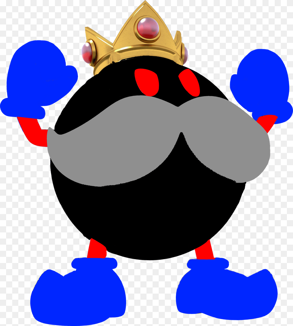 Dark King Bob Omb Mario Party Star Rush Bosses, Accessories, Jewelry, Snowman, Snow Png Image