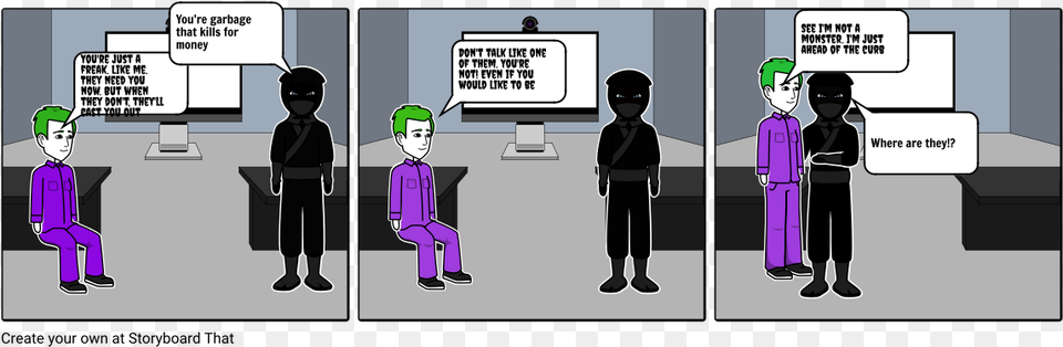 Dark Knight Interrogation Story Board, Book, Comics, Publication, Person Free Png Download