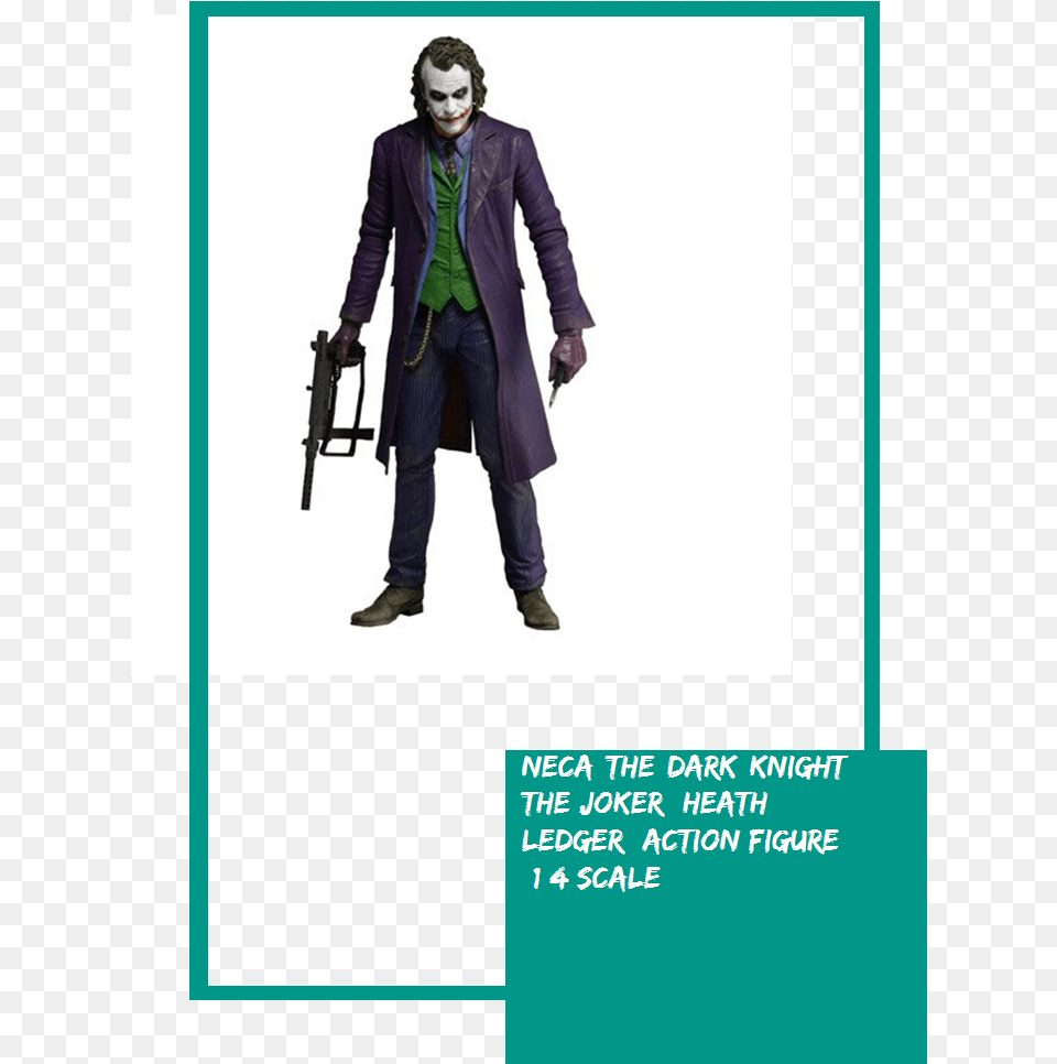 Dark Knight Joker Action Figure, Clothing, Coat, Adult, Costume Free Png Download