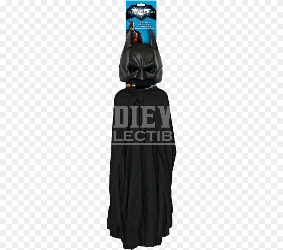 Dark Knight Rises Cape And Mask Set Batman Costume Set Black, Fashion, Adult, Male, Man Png