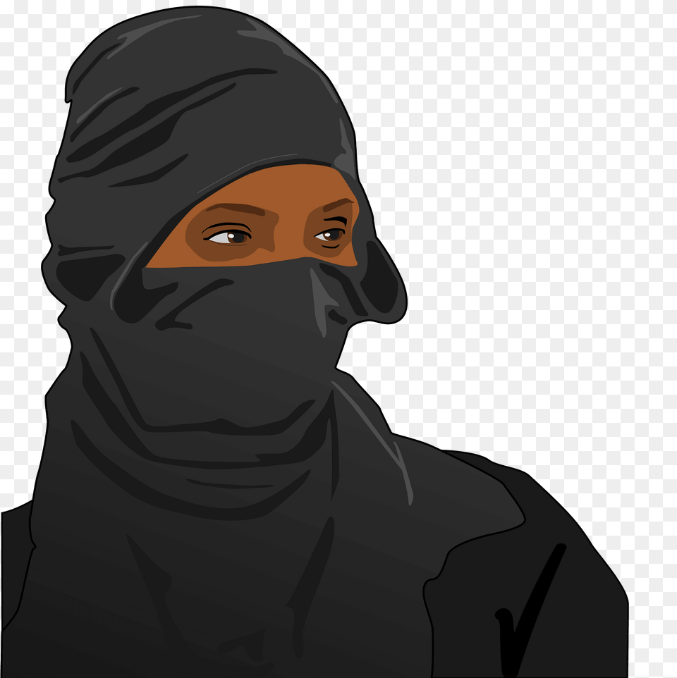 Dark Lady Ninja Clipart, Adult, Female, Person, Woman Free Png