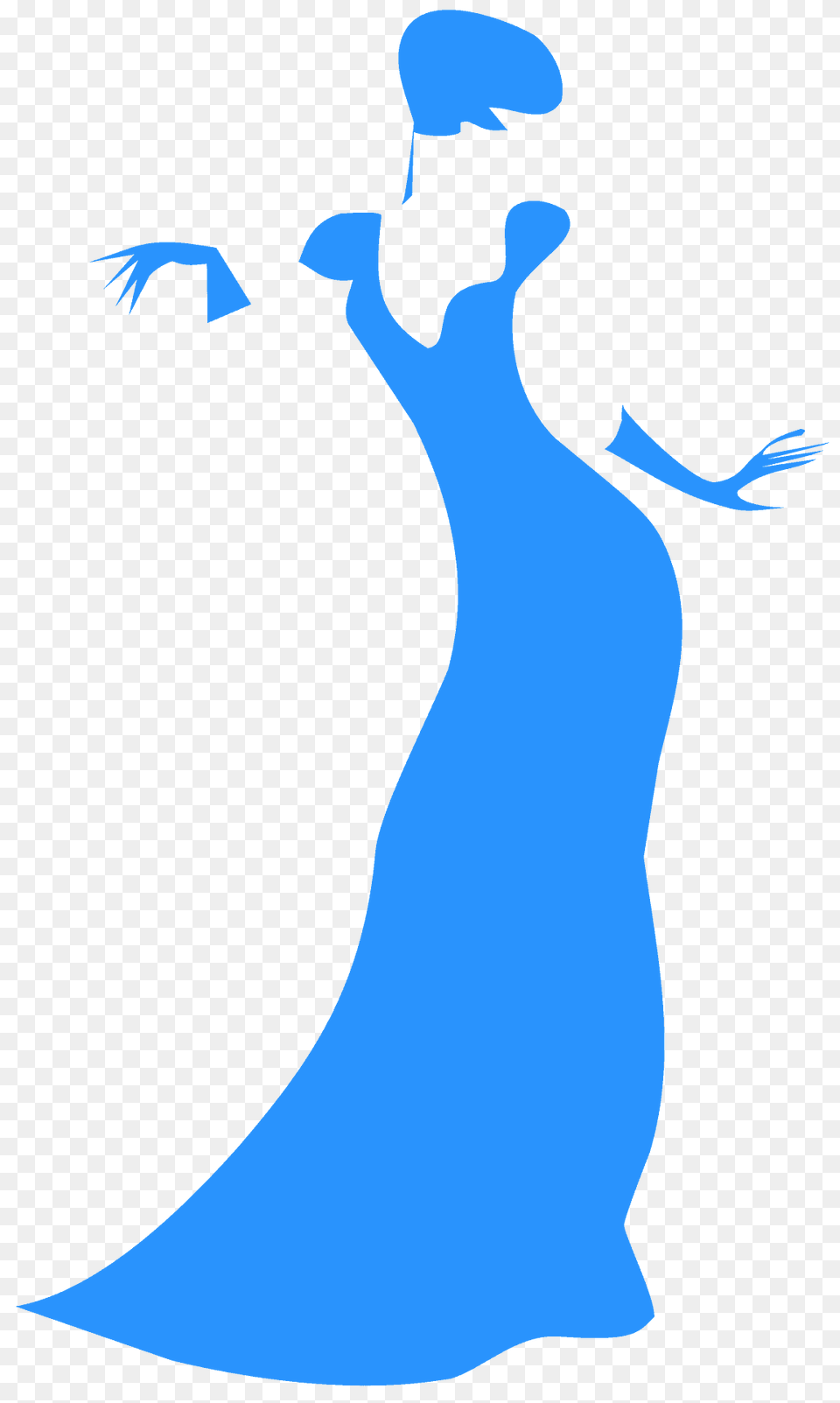 Dark Lady Stencil Silhouette, Clothing, Dress, Fashion, Formal Wear Free Png