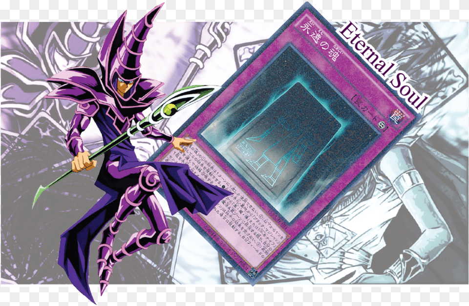 Dark Magician Deck 01 Zpsyr906qgc Pn Yu Gi Oh, Book, Comics, Publication, Adult Free Png Download