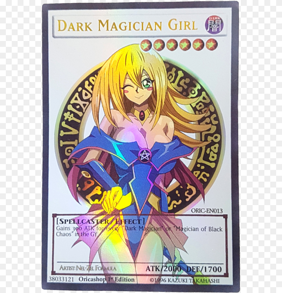 Dark Magician Girl Custom Card, Book, Comics, Publication, Adult Free Png