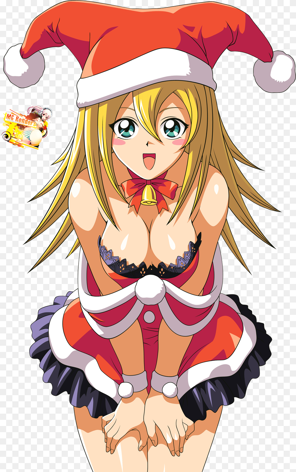 Dark Magician Girl Render Ecchi Navidad Dark Magician Girl Hentai Christmas, Book, Comics, Publication, Person Free Png Download