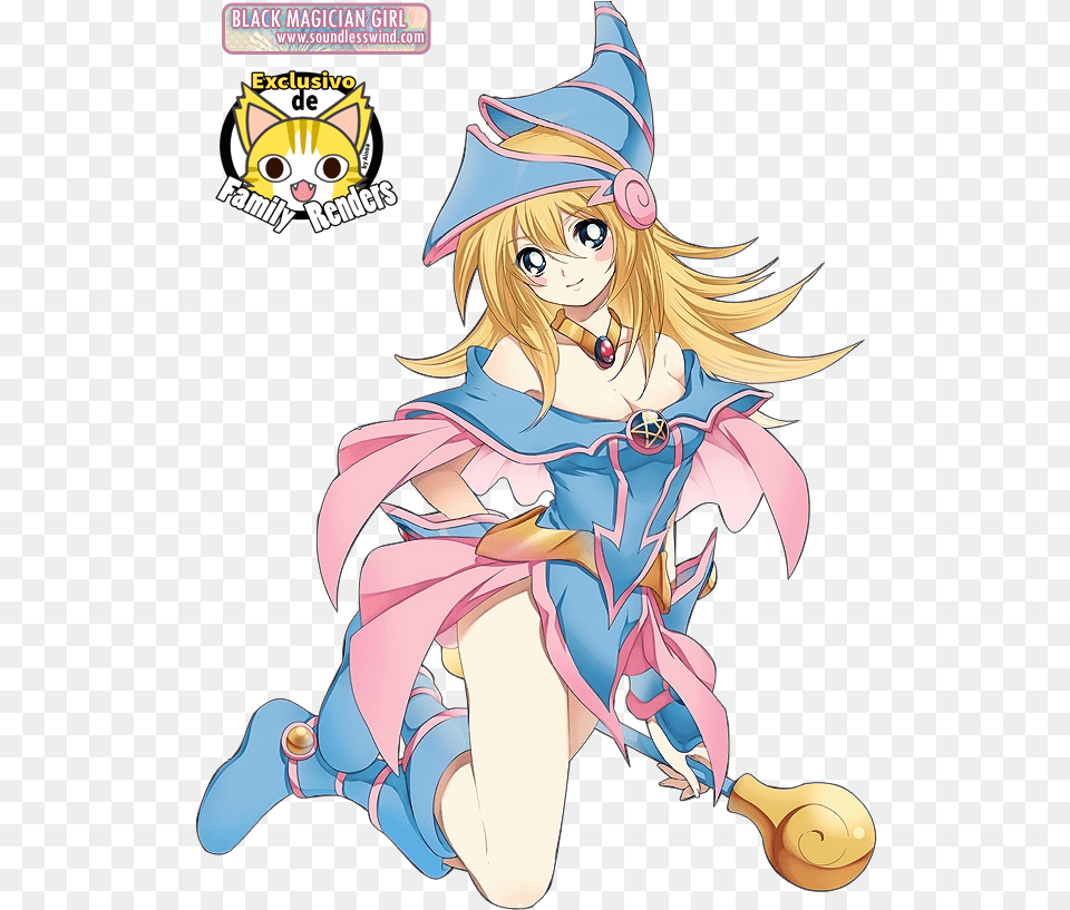 Dark Magician Girl Tee, Book, Comics, Publication, Manga Free Png Download