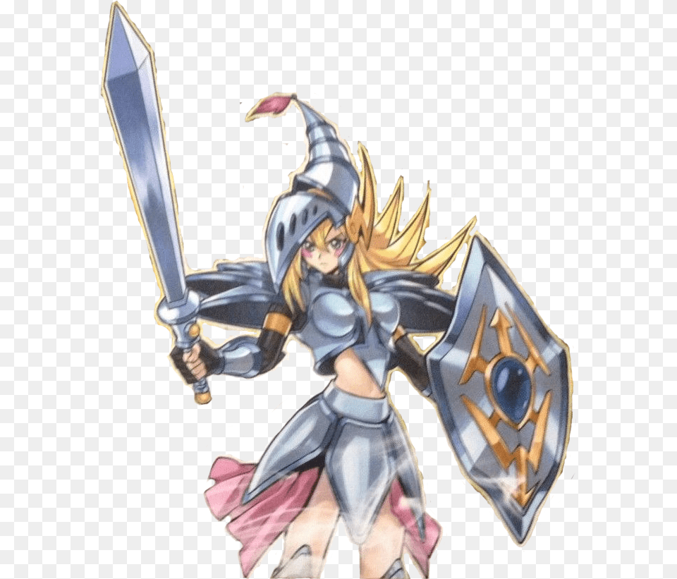 Dark Magician Girl The Dragon Knight Dmgdk By Dark Magician Girl The Dragon Knight, Person, Book, Comics, Publication Free Png